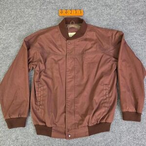 Vintage 80s 90s Brown Original Windbreaker Jacket
